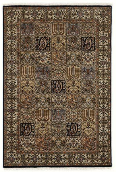 Orientteppich Vasuki Bakhtyari - Blau/Beige, Basics, Textil (65/90cm) - Cazaris