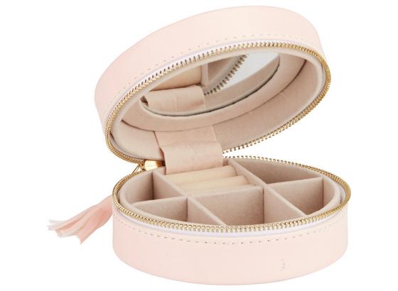 Skříňka Na Šperky Java - světle růžová, Basics, textil/přírodní materiály (10.5/4.5cm) Skříňka Na Šperky Java - světle růžová, Basics, textil/přírodní materiály (10.5/4.5cm)