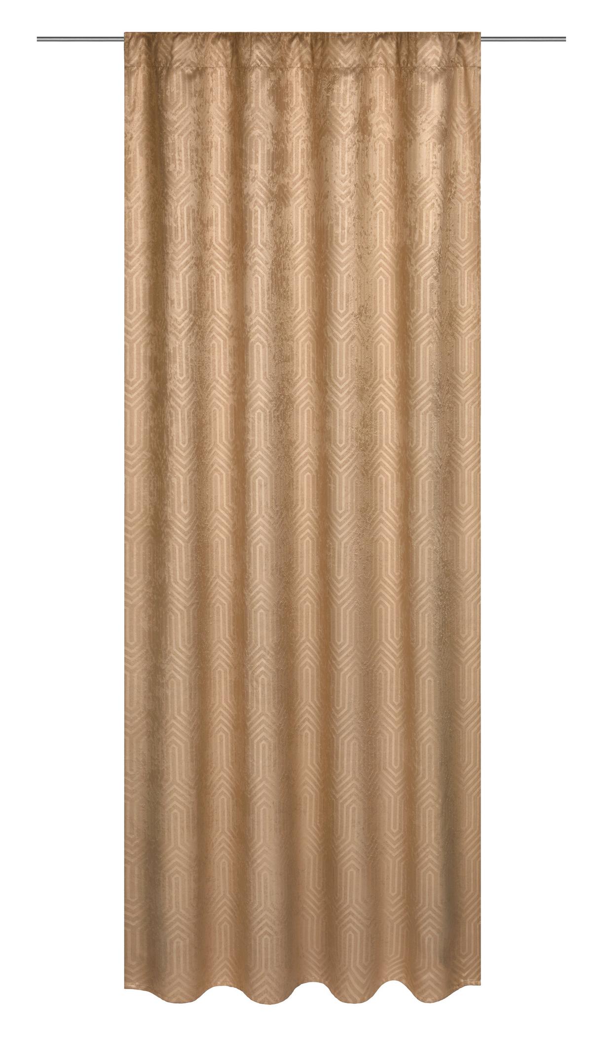 Készfüggöny Bianca - bézs, Romantik / Landhaus, textil (140/245cm) - James Wood