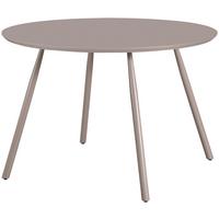 Jídelní stůl MILAN 110 - šedá/béžová, Lifestyle, kov/kompozitní dřevo (110/75cm) - Mömax