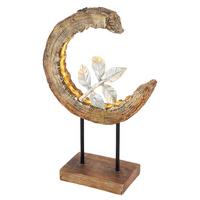 Solarleuchte 36514 - Silberfarben/Schwarz, Design, Kunststoff/Metall (24/10/52cm) - Globo