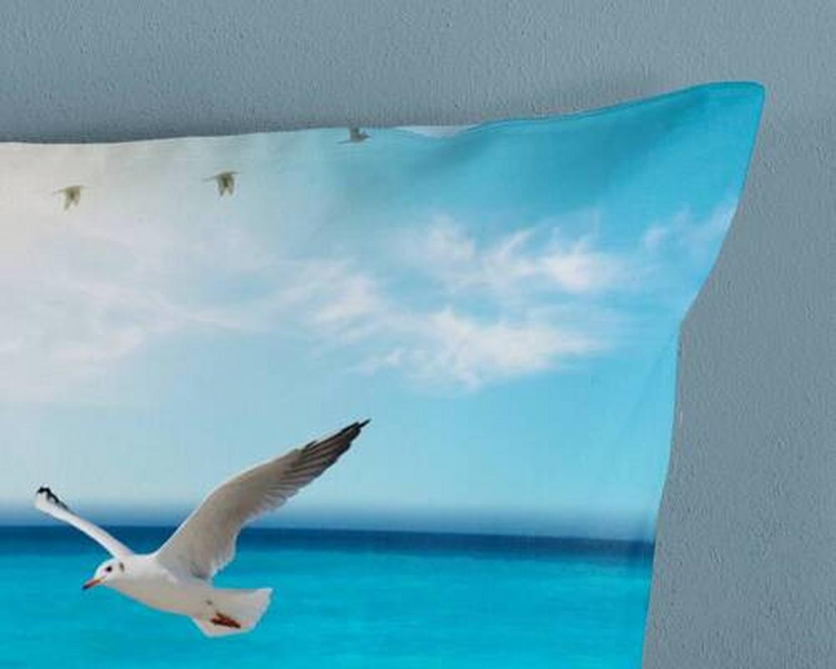 Wendebettwäsche Sealife Multicolor 200x200 cm - Multicolor, Natur, Textil (200/200cm)