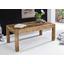 Couchtisch Rustica L: ca. 110 cm - Braun, Design, Holz (110/60/47cm) - Carryhome Couchtisch Rustica L: ca. 110 cm - Braun, Design, Holz (110/60/47cm) - Carryhome