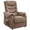 Fernsehsessel Nino Hellbraun B: 76 Cm - Hellbraun/Schwarz, Design, Textil (76/106/94cm) - Livetastic