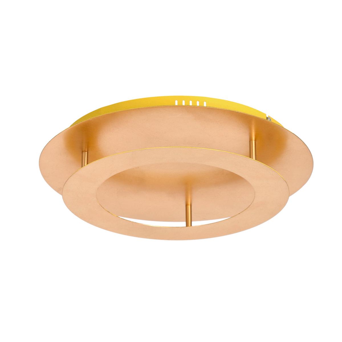 Led-deckenleuchte 98-66213 Merle - Goldfarben, Design, Metall (40/40/8cm)