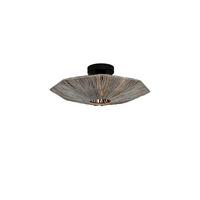 Deckenleuchte Panc011dg - Dunkelgrau, MODERN, Naturmaterialien (65cm) - Good & Mojo
