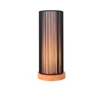 Tischleuchte 50501215 - Schwarz, Basics, Holz/Textil (14/14/33cm)