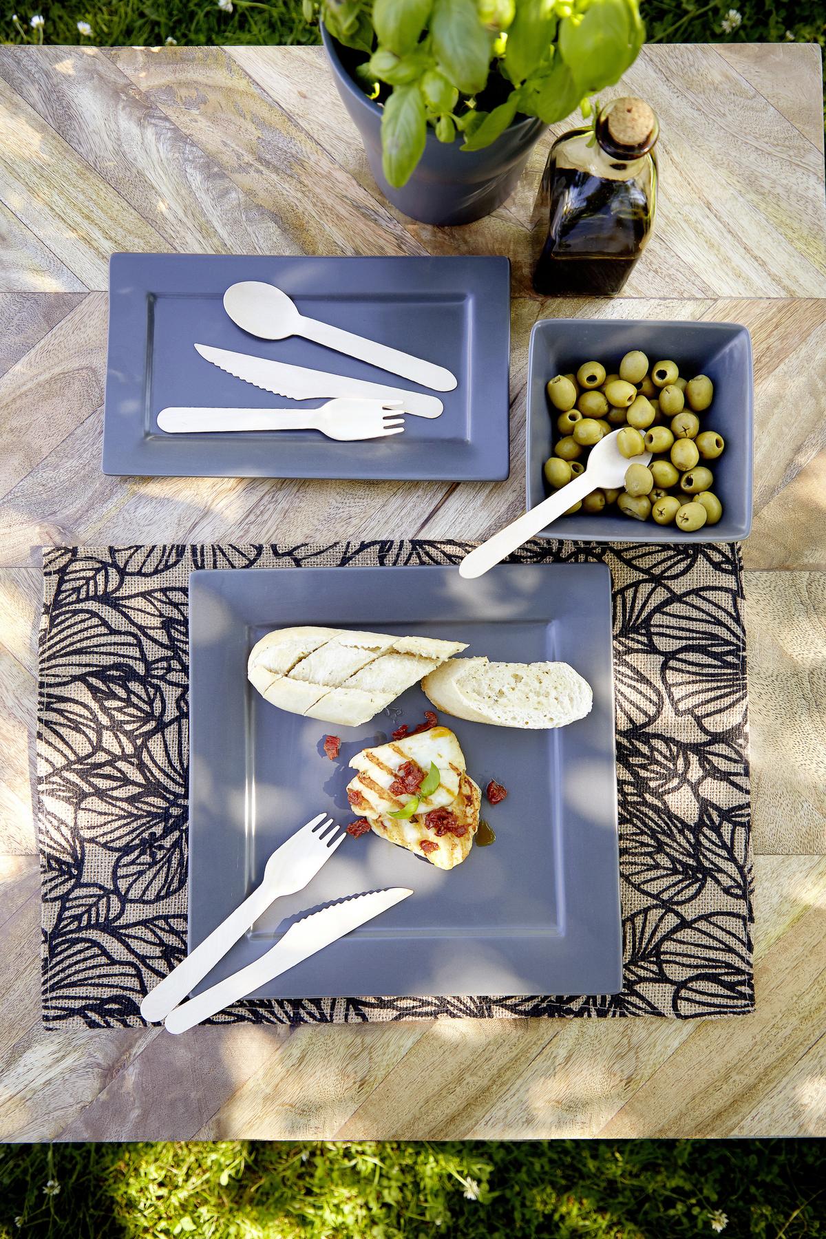 Einweg Holzmesser Roberta 18 Stk., L: ca. 16 cm - Birkefarben, KONVENTIONELL, Holz (16cm) - James Wood