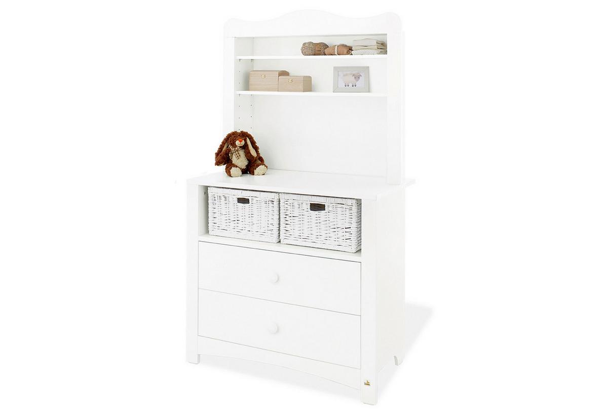 Babyzimmer 090023br Florentina - Weiß, Trend, Holz/Holzwerkstoff - Pinolino