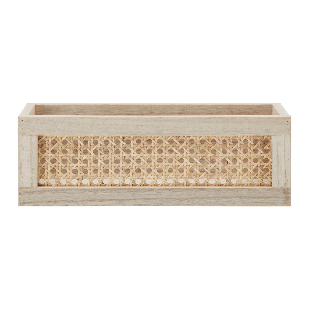 Úložný box DENIS přírodní barvy - přírodní barvy, Moderní, dřevo/kompozitní dřevo (36/12/13cm) - Bessagi Home