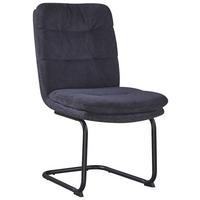 ŽIDLE NOVA - šedá/černá, Moderní, kov/textil (48/89/66cm) - Premium Living
