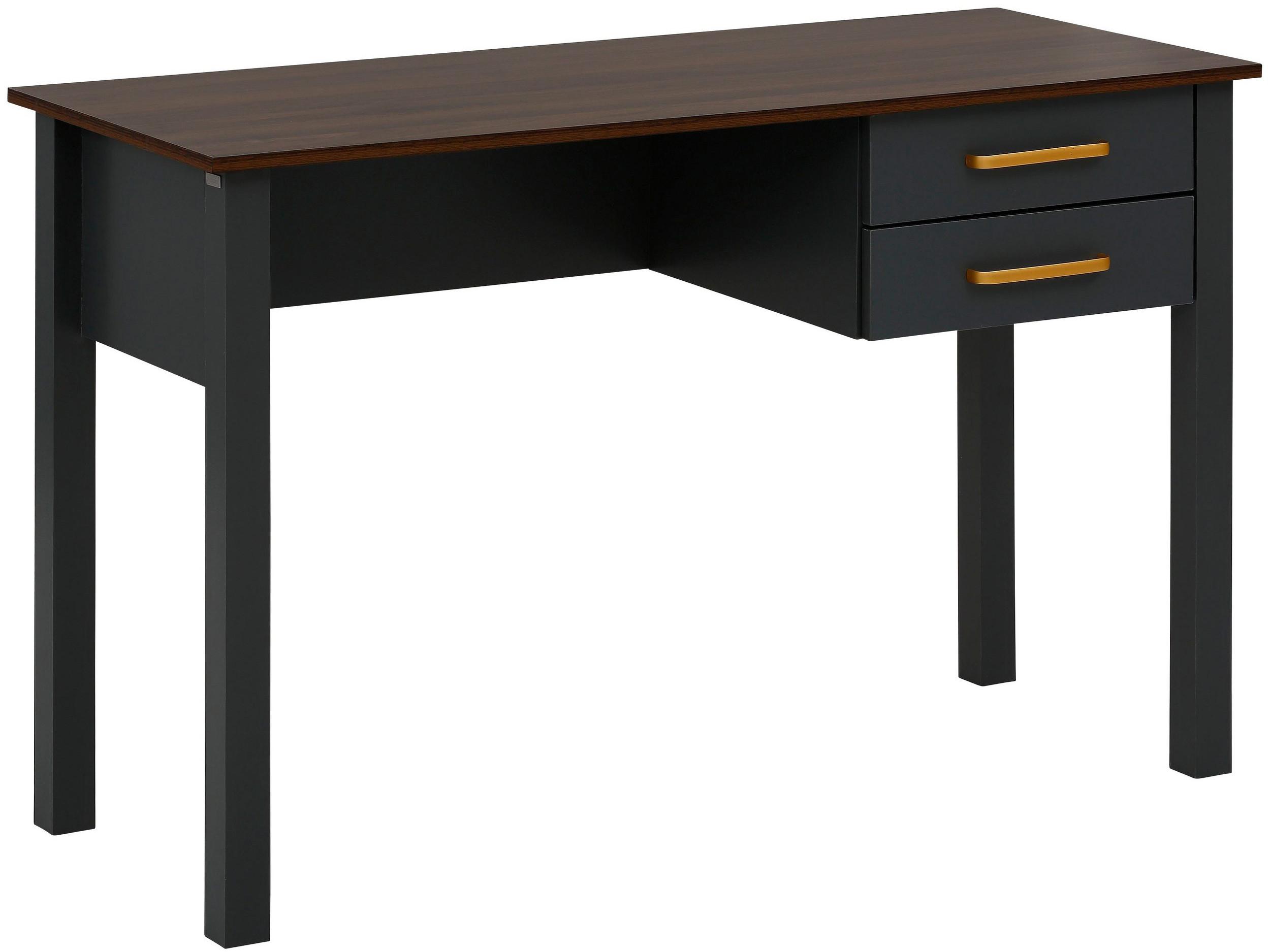 Schreibtisch Marion Grau 120 cm - Grau, Design, Holzwerkstoff (120/77/50cm) - MID.YOU