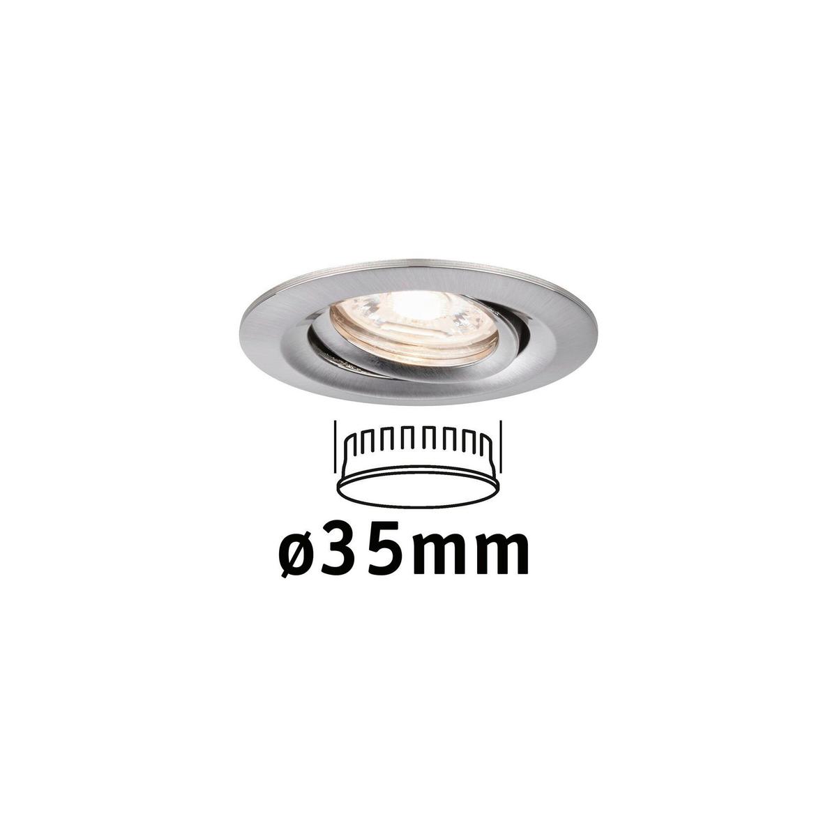 Led-spotkopf 1-flammig Ø 6,6 Cm - Design (6,6cm) - Paulmann