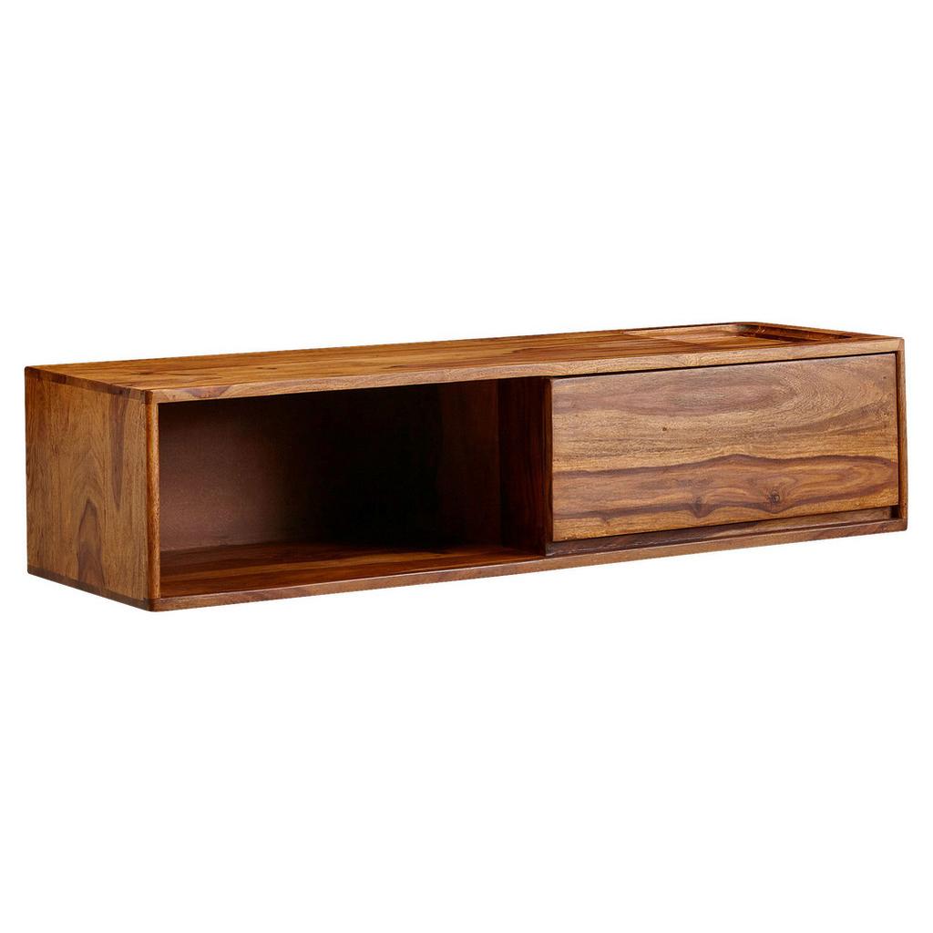 Lowboard Wohnling B: 108 cm Shesham Massiv