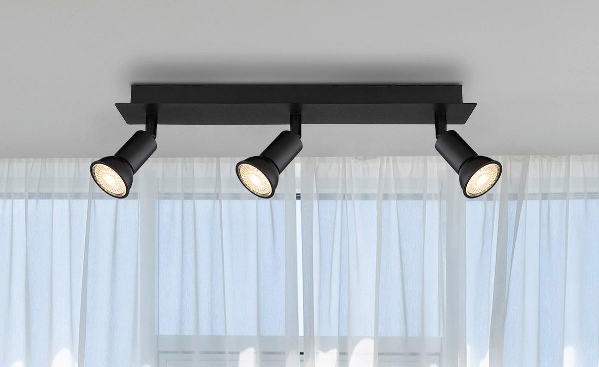 Strahler 57998-3 - Schwarz, Design, Metall (40/6/9cm) - Globo