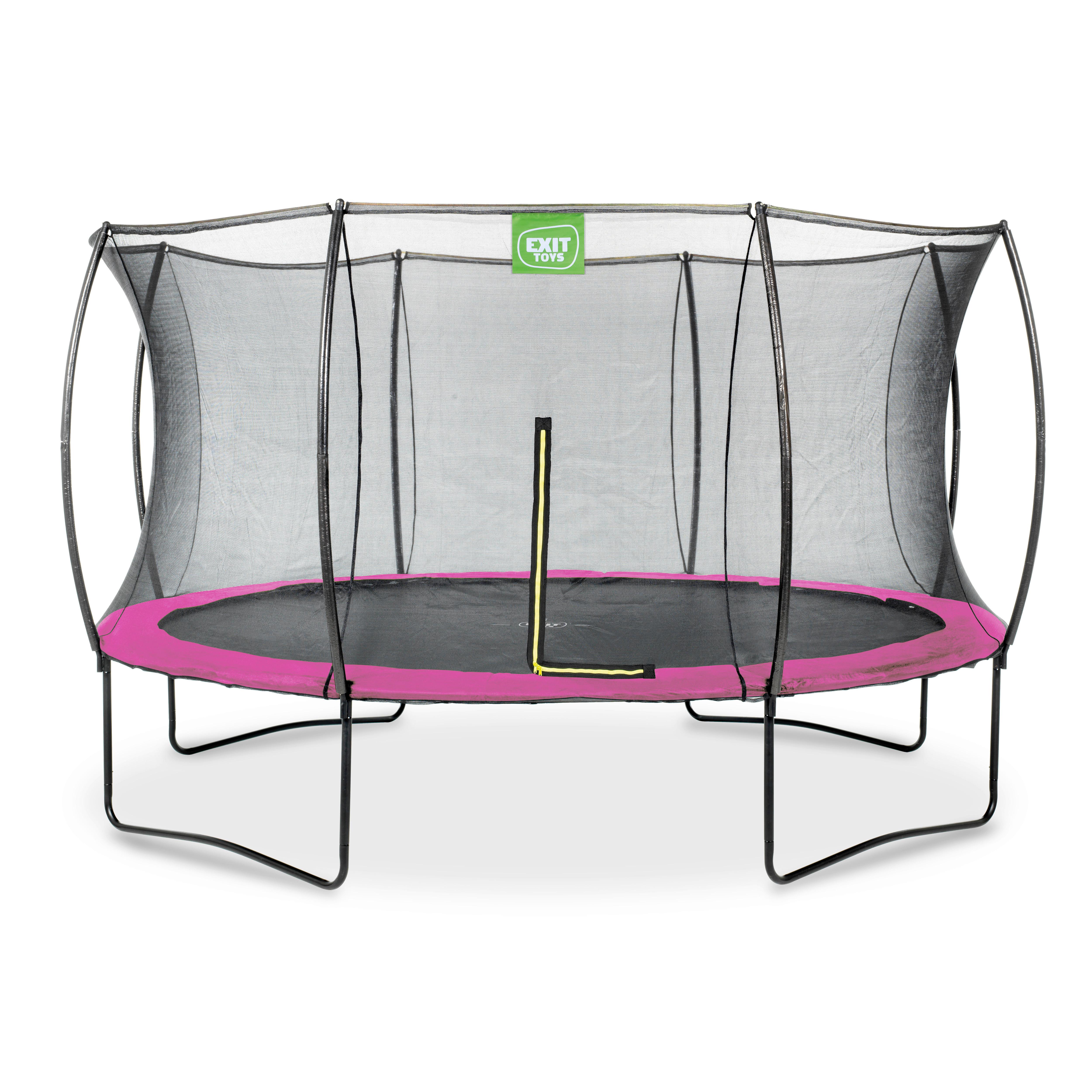 Trampolin Exit Silhouette - Pink, KONVENTIONELL, Kunststoff/Metall (391/268cm) - EXIT Toys