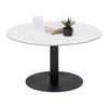Konferenčný stolek BURSA - bílá/černá, Moderní, kov/keramika (80/80/45cm) - Mömax