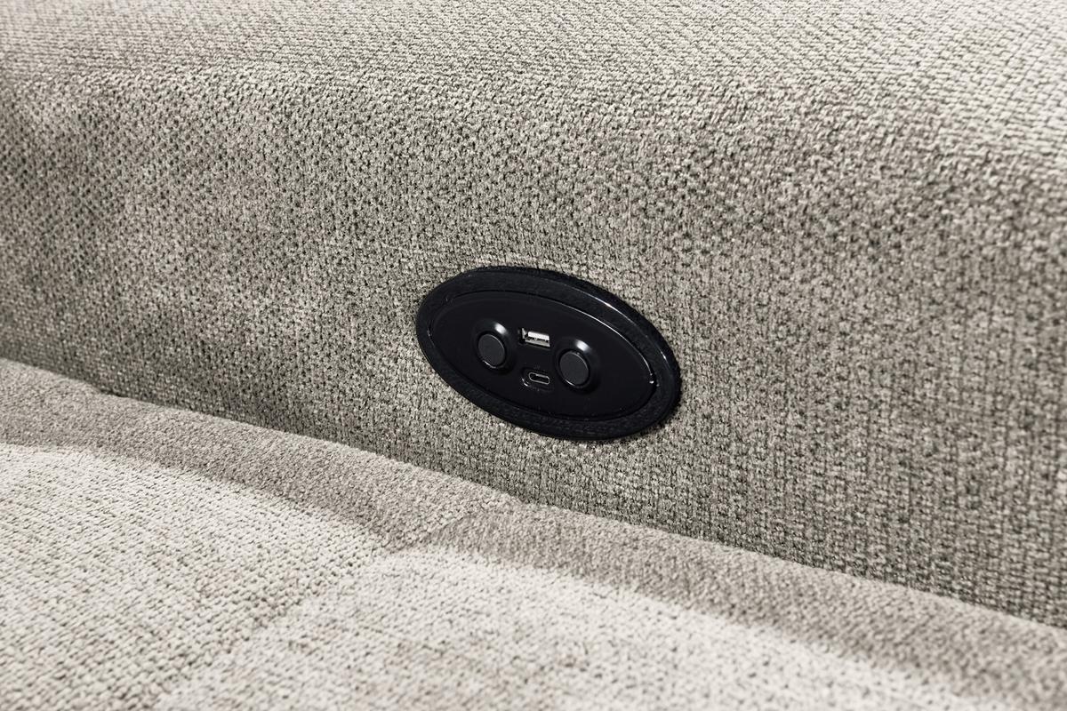 Ecksofa Rockdale Grau S: 200x282 cm - Schwarz/Grau, KONVENTIONELL, Textil (200/282cm) - MID.YOU