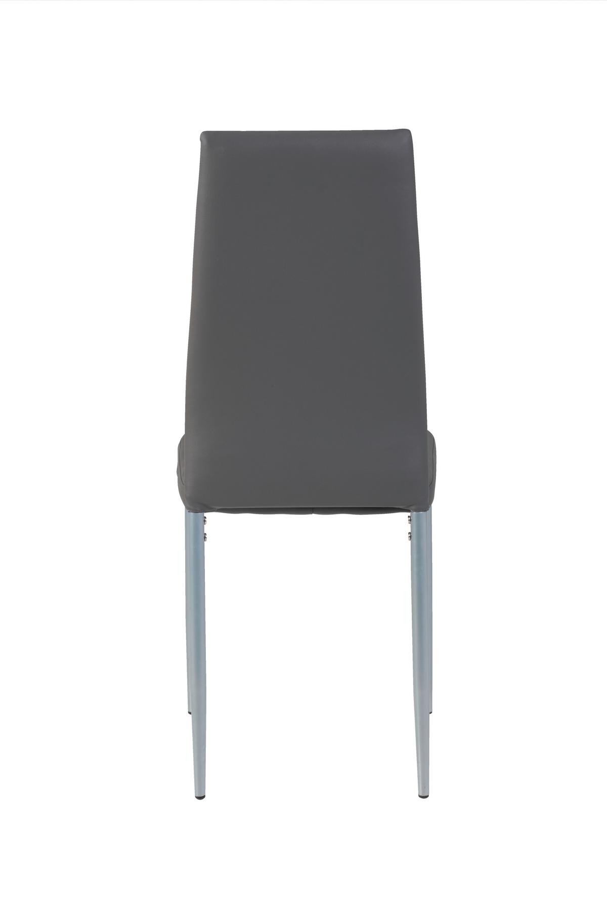 Tischgruppe Helene Grau L: 140 cm - Grau, MODERN, Holzwerkstoff/Textil (140/80/74cm) - MID.YOU