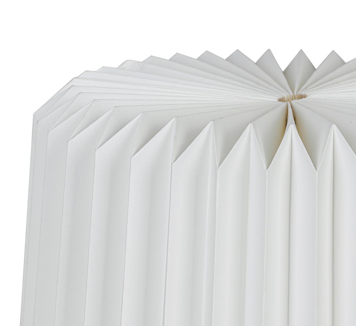 STOLNÁ LAMPA OLGA - biela, Modern, plast/papier (28/28/30,5cm) - Mömax