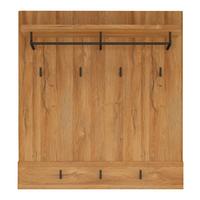 Garderobenpaneel Cortina Eiche Dekor B: 92,8 Cm - Eichefarben, Trend, Holzwerkstoff (93/101/32,5cm)