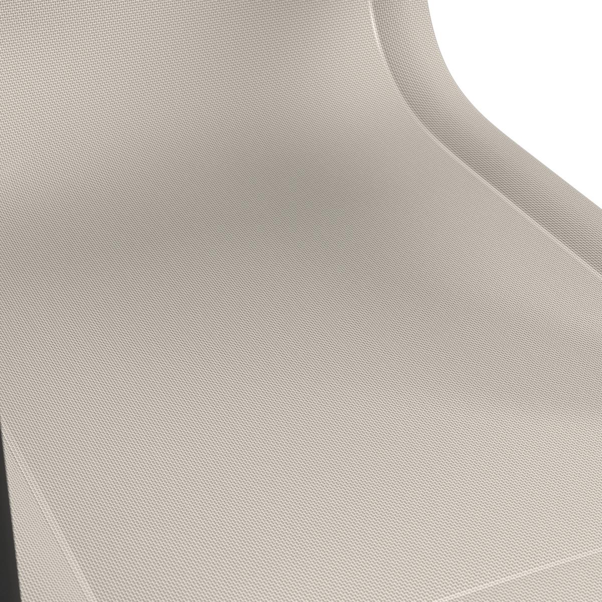 SADA ZAHRADNÍCH KŘESEL DAISY - černá/světle šedá, Moderní, kov/dřevo (55,5/95/55cm) - Bessagi Garden