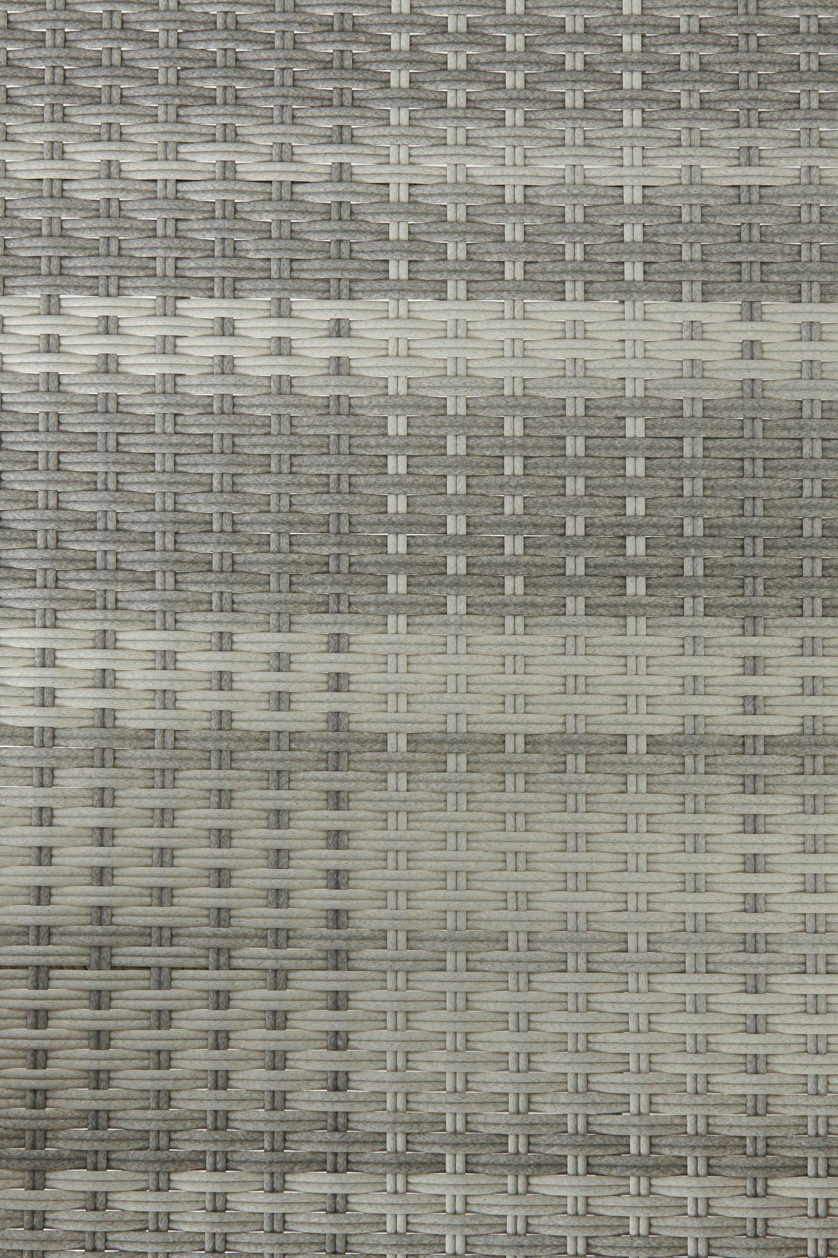 Sonnenliege Maja Aus Polyrattan, verstellbar - Grau, MODERN, Kunststoff/Metall (64.5/52/202cm) - Luca Bessoni