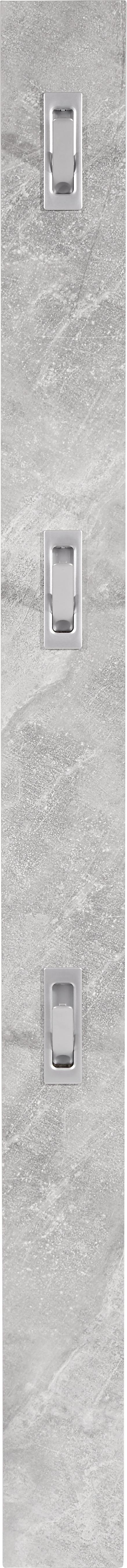 Šatní Lišta Enzo - šedá, Moderní, kompozitní dřevo (12/175/2,8cm)