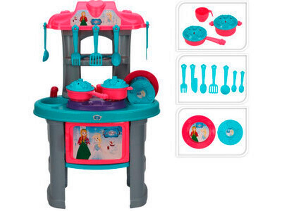 Gyerek Konyha Szett - műanyag (40/13/50cm)