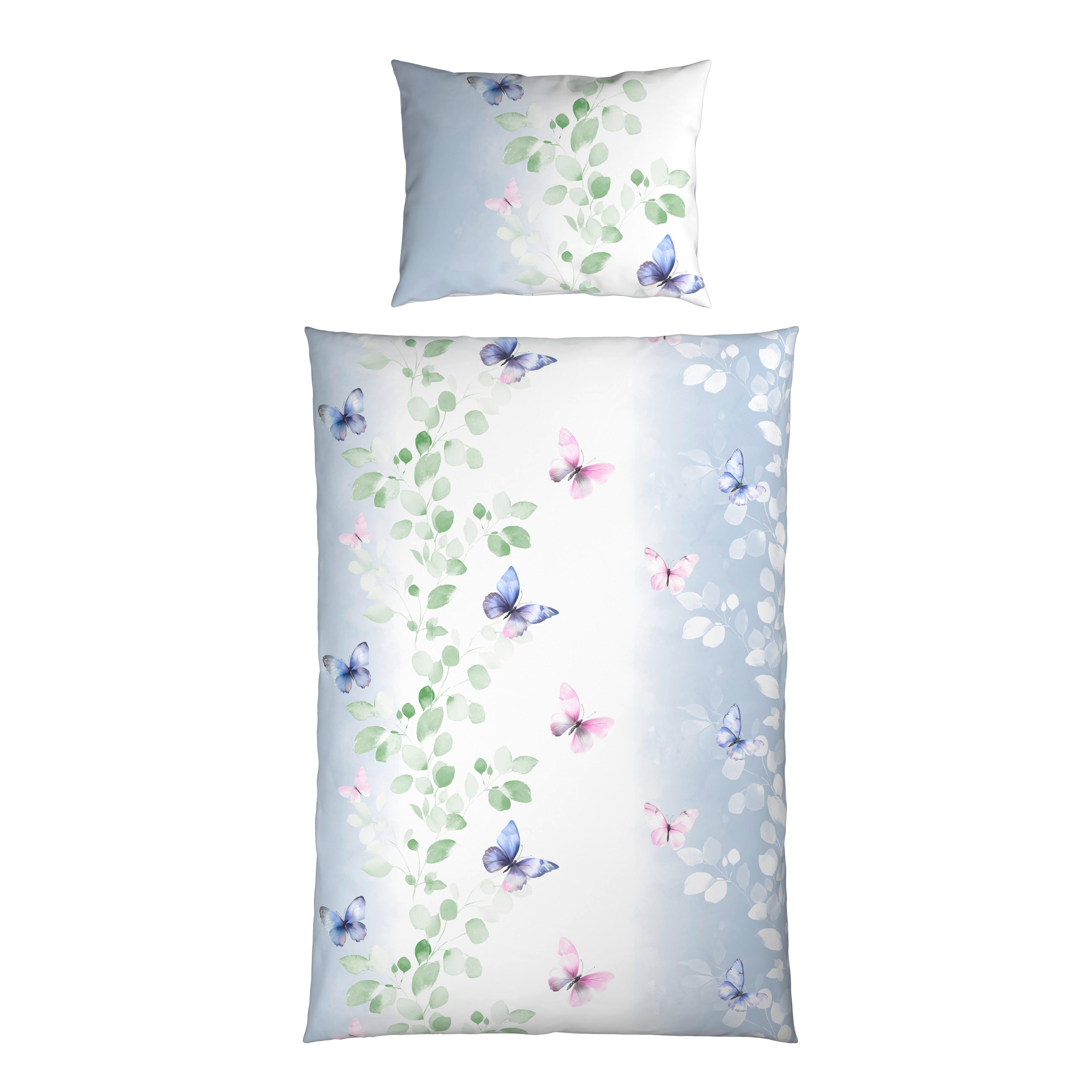 Bettwäsche Olina - Blau, ROMANTIK / LANDHAUS, Textil - James Wood