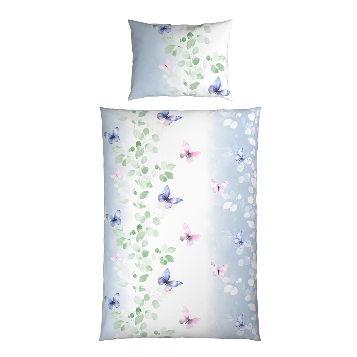 Bettwäsche Olina - Blau, ROMANTIK / LANDHAUS, Textil - James Wood