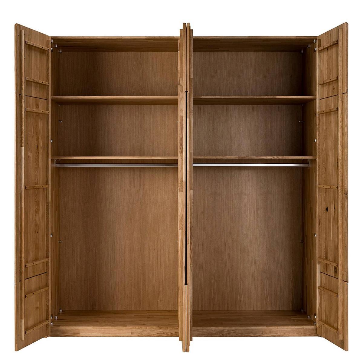 Drehtürenschrank Emilia, Eichefarben B: 302 Cm - Wildeiche/Eichefarben, MODERN, Holz (302/223/62cm) - MID.YOU