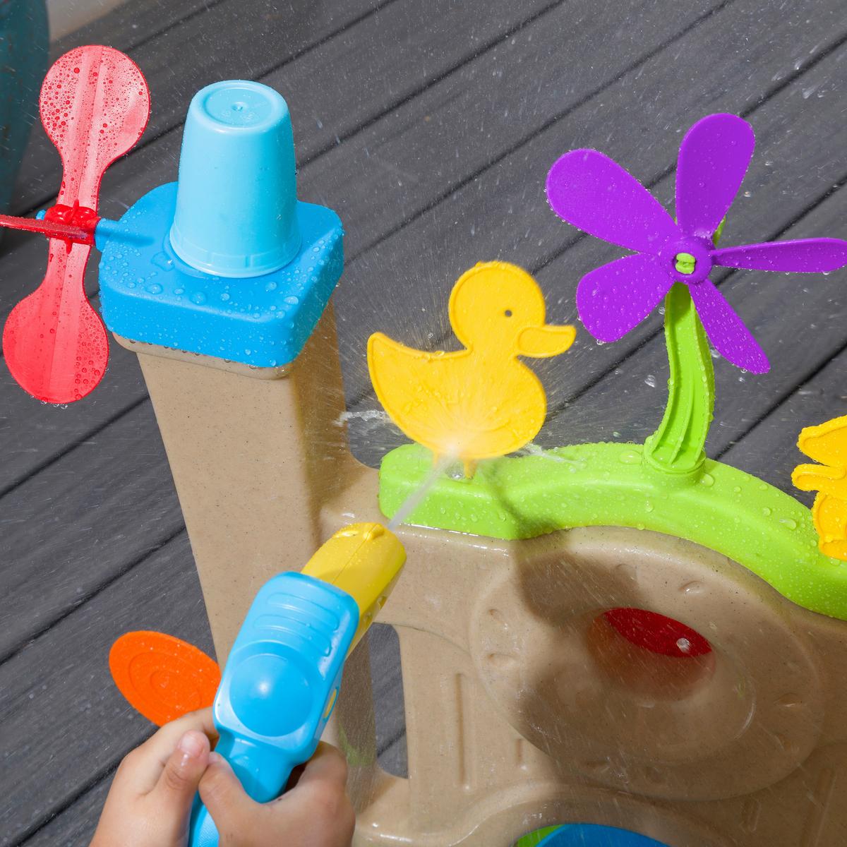 Sand- Und Wassertisch 400299 - Blau/Braun, KONVENTIONELL, Kunststoff (59,7/82,2/44,5cm) - Ambia Garden