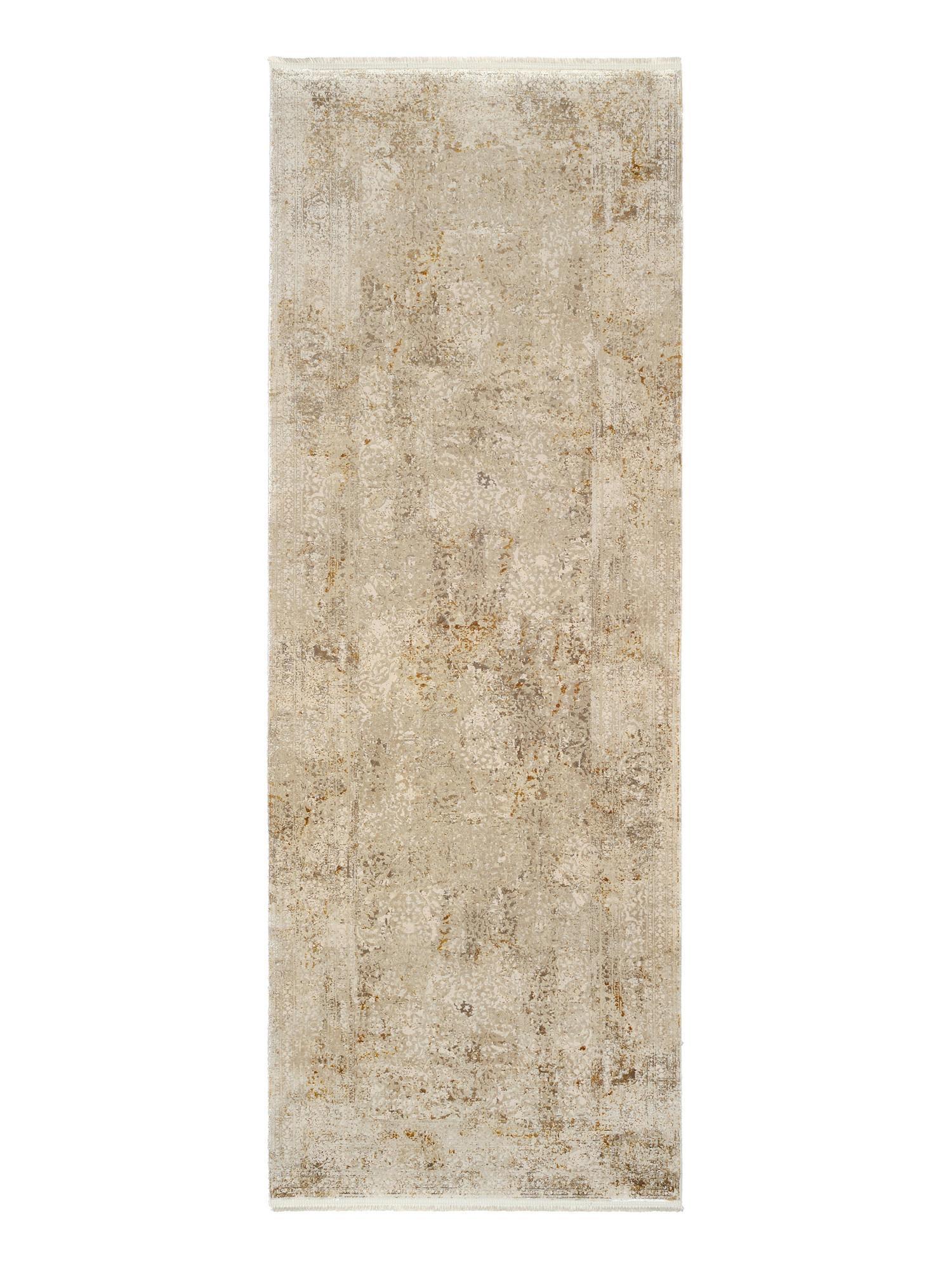 Teppich Läufer Gold/beige Abstrakt Avignon 80x200 Cm