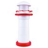 Kindertischleuchte 4113024 Leuchtturm - Rot/Weiß, Basics, Holz/Kunststoff (12,5/31cm)