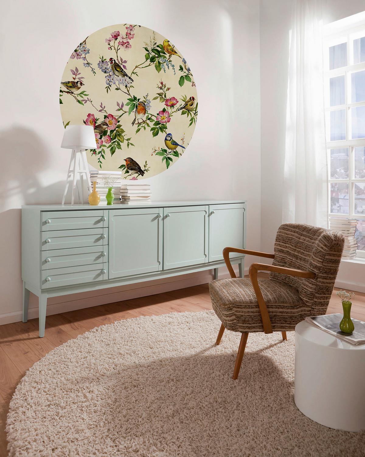 Fototapete Bird Party - Multicolor, Trend (125cm)