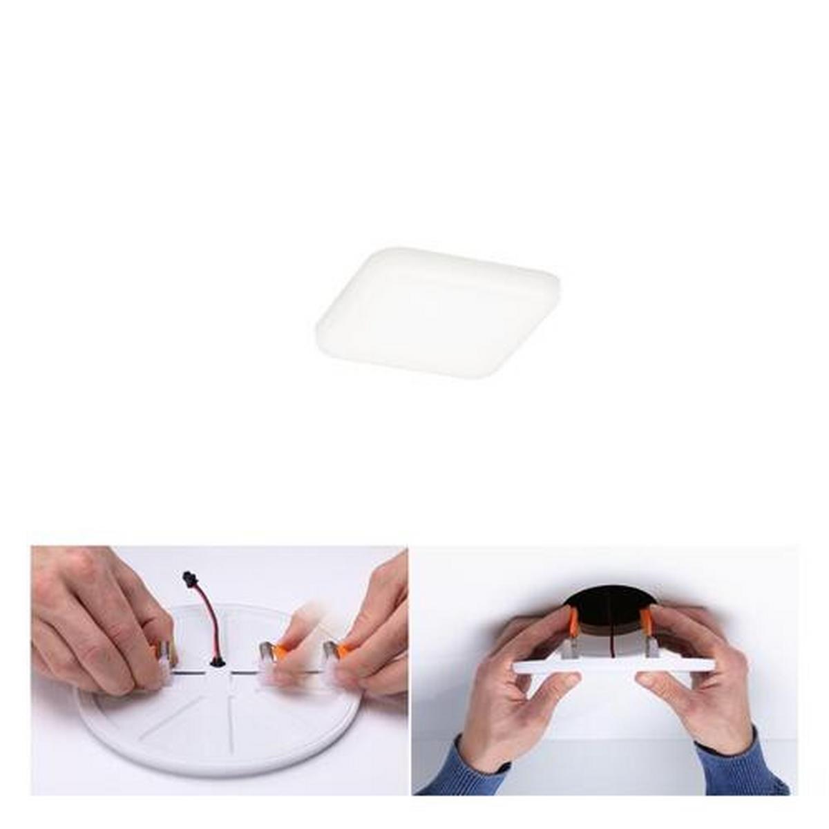 LED-Paneel L: 7,5 cm 92396 - Weiß, LIFESTYLE, Kunststoff (7,5/7,5/1cm) - Paulmann