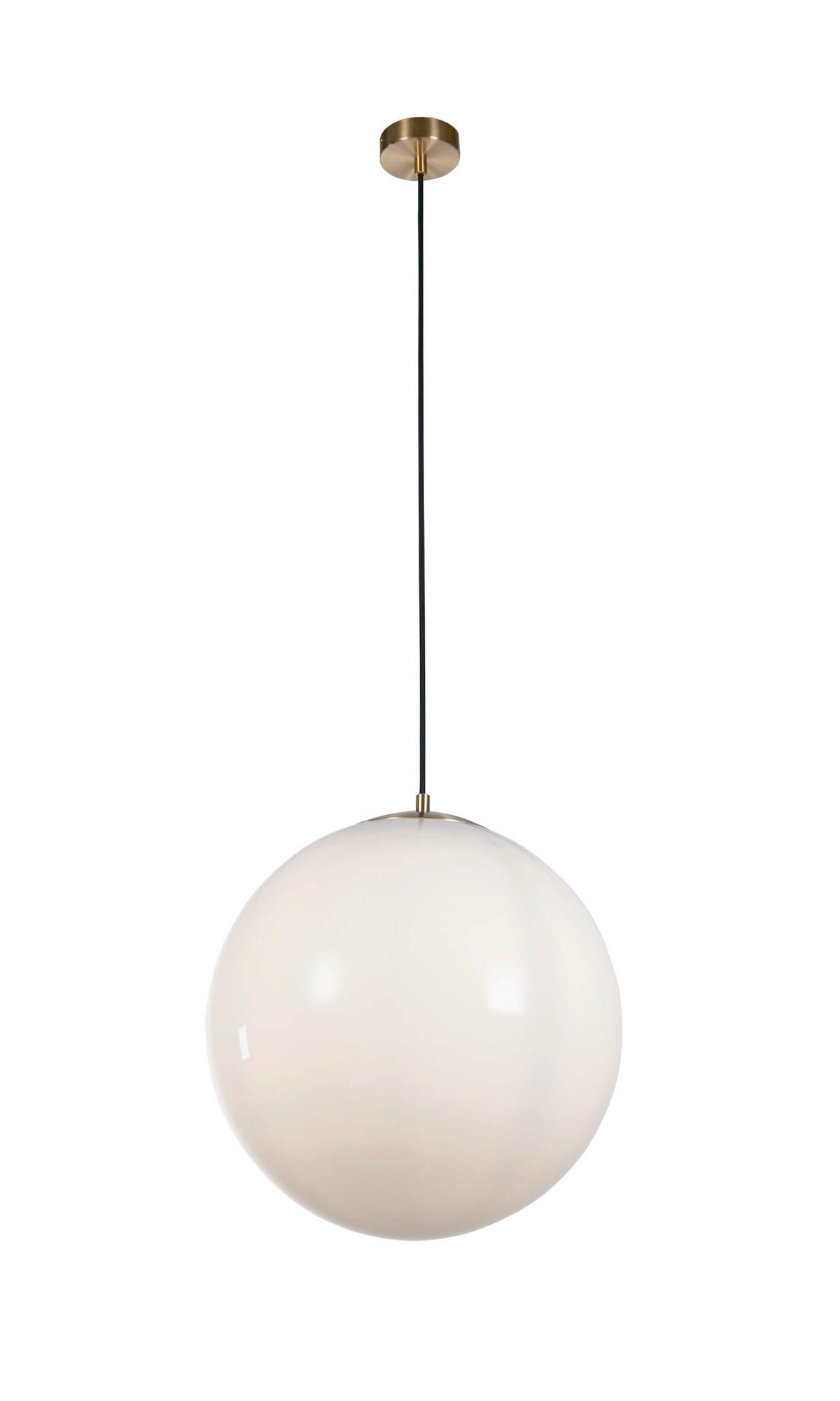 Hängeleuchte 6099sb - Messingfarben, Basics, Glas/Metall (40/43cm)