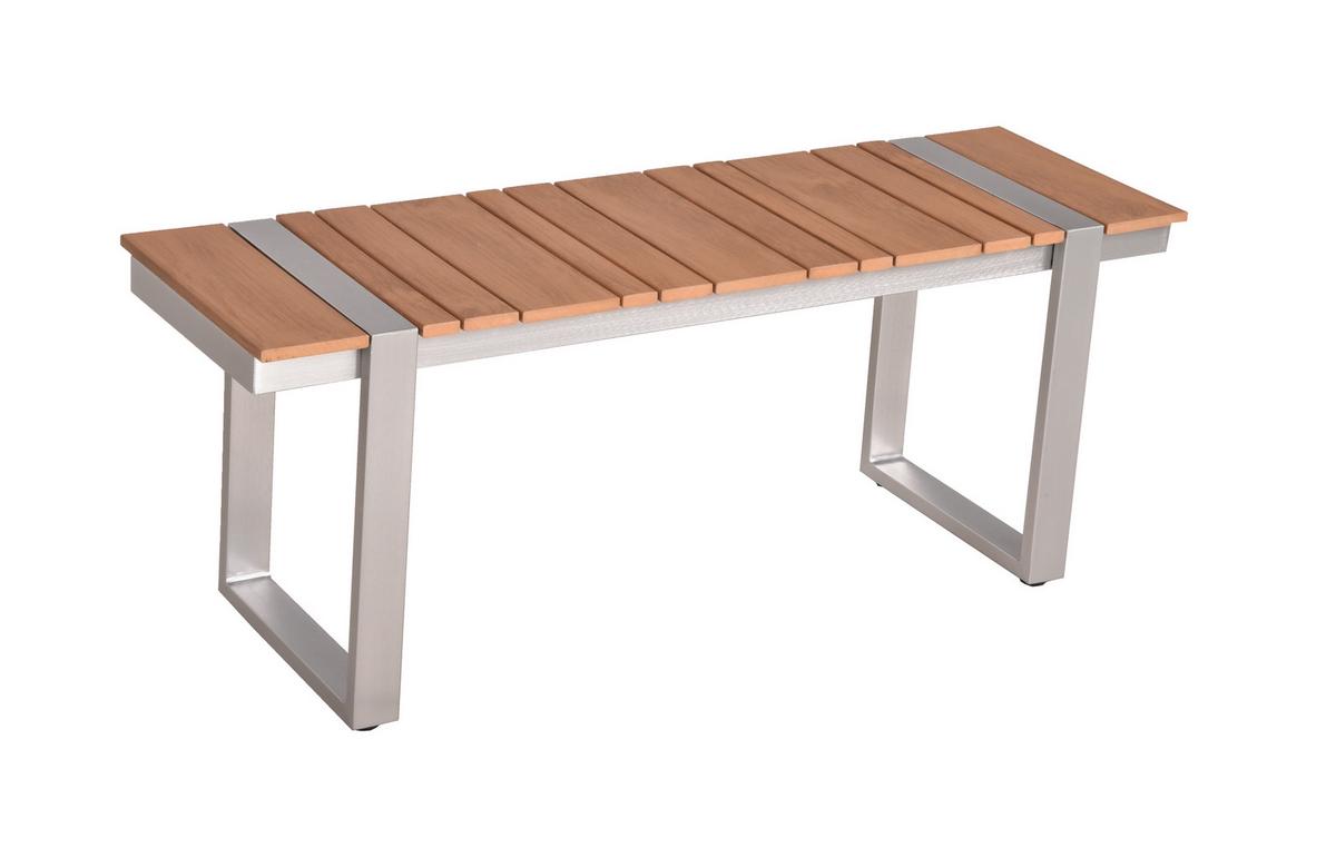 Loungegarnitur Aurea - Hellbraun/Beige, Basics, Kunststoff/Textil (170/69/223cm) - Gardenson
