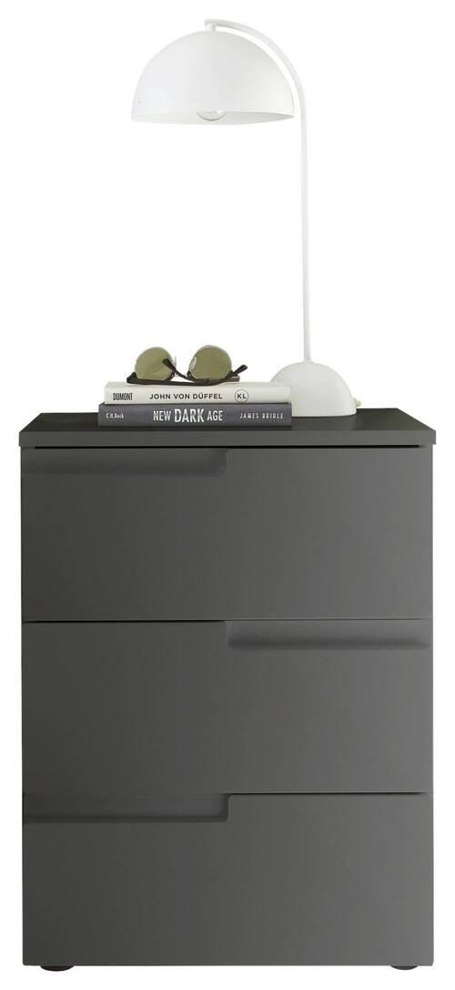 Nachtkästchen Graphitfarben H: 60,9 cm, Spice 3