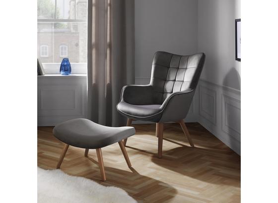 Relaxačné Kreslo Merlin - sivá, Moderný, drevo/textil (71/98/80cm) - Mömax modern living Relaxačné Kreslo Merlin - sivá, Moderný, drevo/textil (71/98/80cm) - Mömax modern living