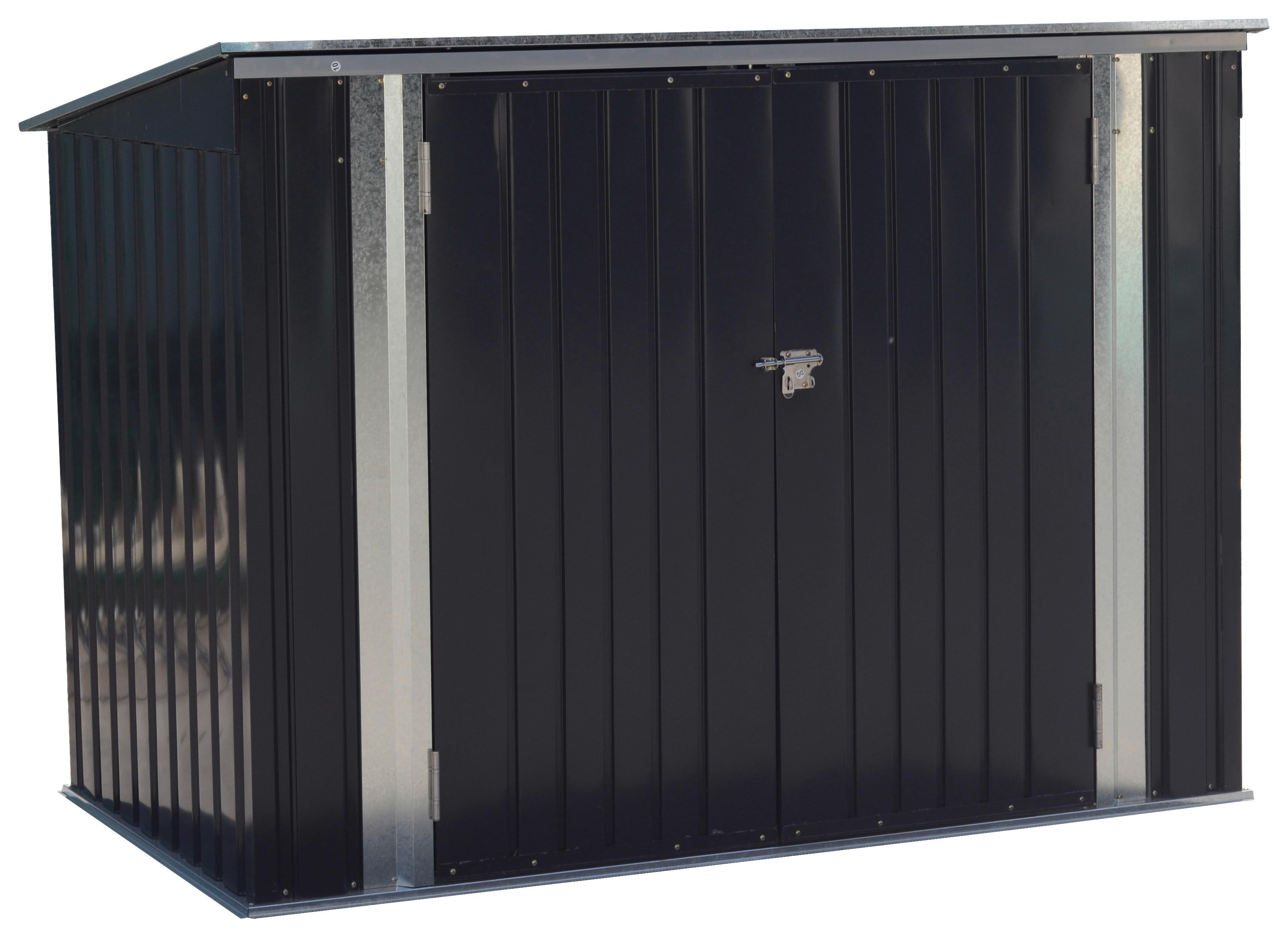 Geräteschrank Robus - Anthrazit, MODERN, Metall (176/130/105cm) - Homezone