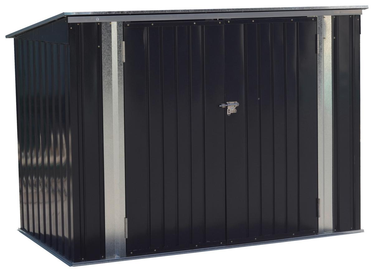 Geräteschrank Robus - Anthrazit, MODERN, Metall (176/130/105cm) - Homezone