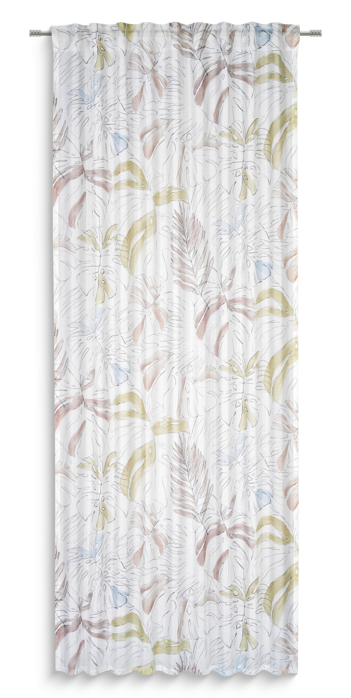Készfüggöny Bea Kb. 135/245cm - kék/fehér, Modern, textil (135/245cm) - Luca Bessoni