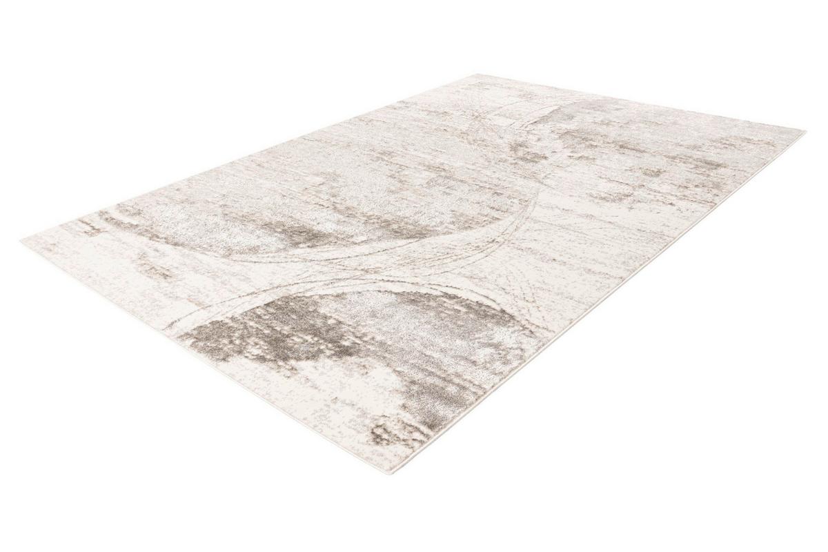 FLACHWEBETEPPICH Silber/Beige - Beige/Silberfarben, Basics, Textil (160/230cm) - Kayoom