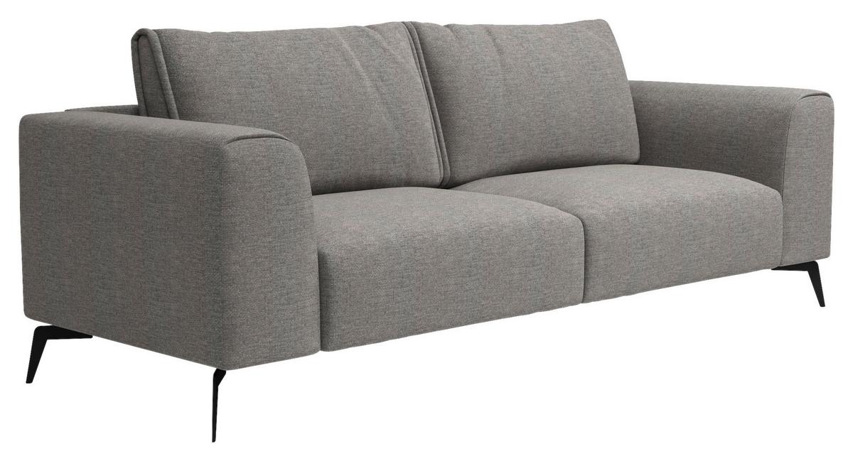 Trojmiestna pohovka SEUL, tmavosivá - čierna/tmavosivá, Design, kov/drevo (246/87/88cm) - MID.YOU