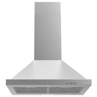 Dunstabzugshaube 6090v - Edelstahlfarben, Basics, Metall (60/66-103/50cm) - PKM