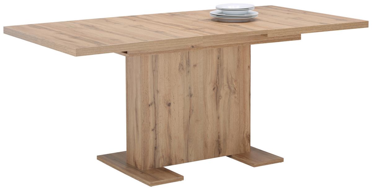 VÝSUVNÝ STŮL INGRID - barvy dubu, Moderní, kompozitní dřevo (140-180/90/78cm) - Mömax