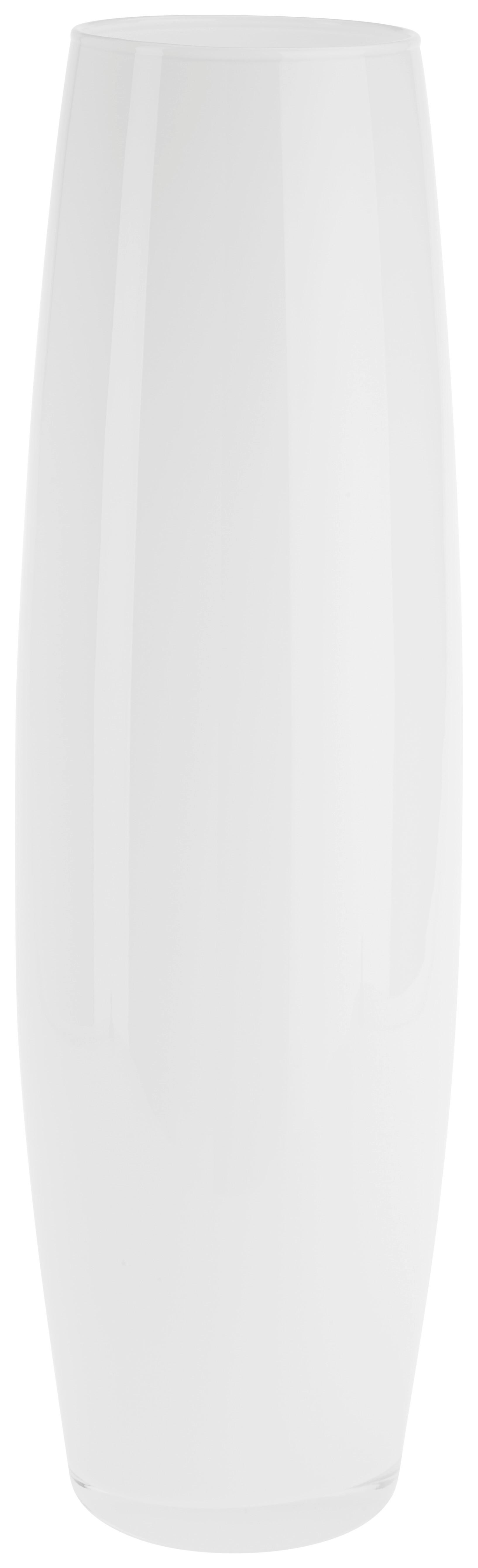 VÁZA JENNY - bílá, sklo (50cm) - Modern Living