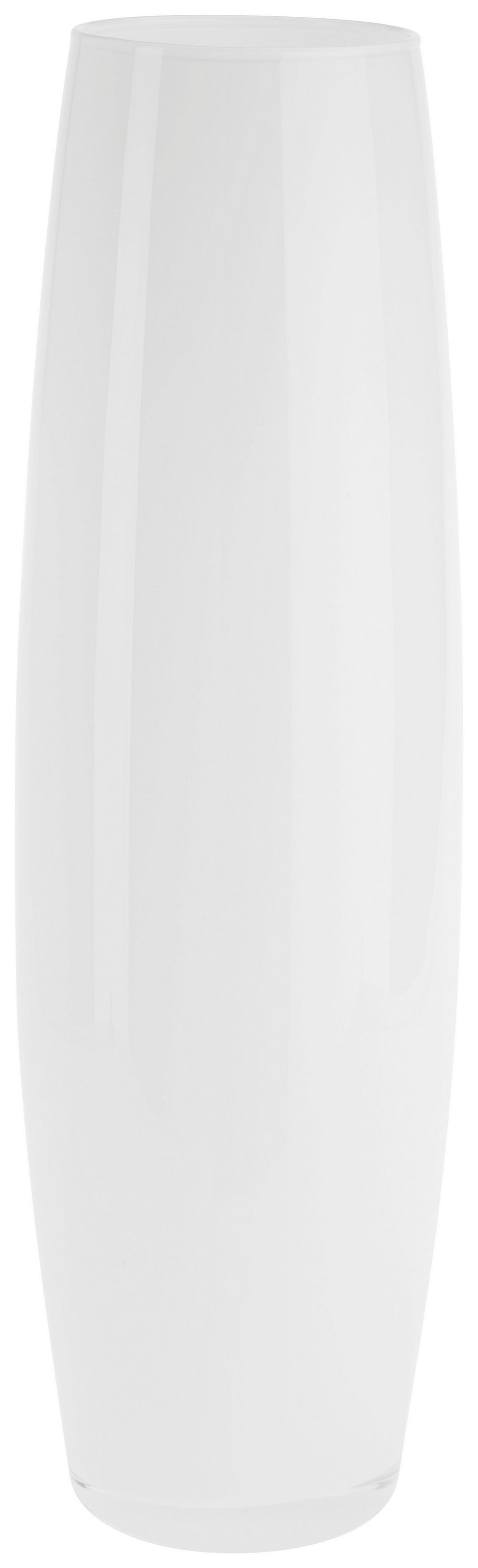 VÁZA JENNY - bílá, sklo (50cm) - Modern Living